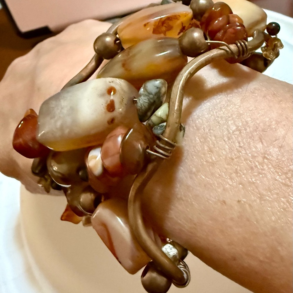 Funky Chunky Multi-Stone Bracelet - Picture 10 of 16
